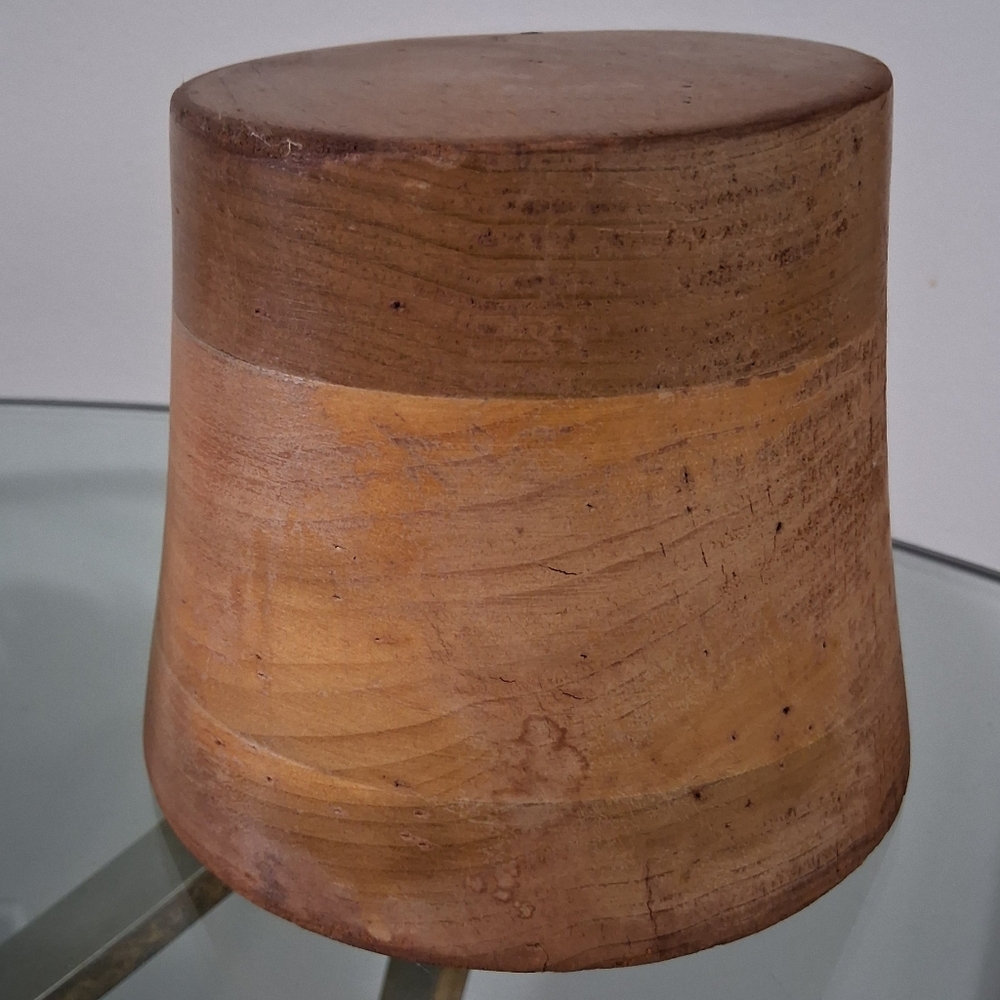 Vintage Wood Hat Form 22 1/2